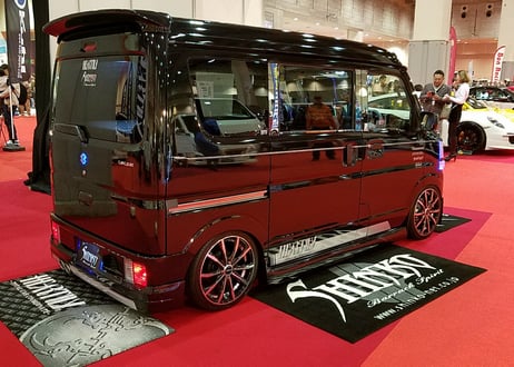 DA17V　エブリィバン　リヤバンパーガーニッシュ　LS-LINE
