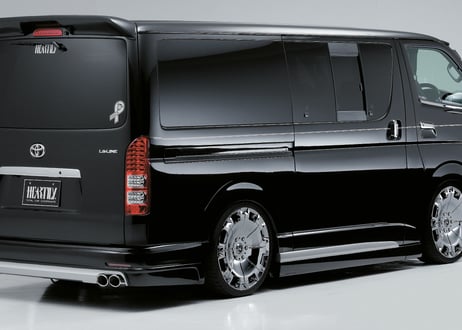 200系ハイエース３型ナローボディ用　フロントバンパーガーニッシュ　LS-LINE