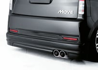 L175S　ムーヴカスタム前期　リヤバンパーガーニッシュ　LS-LINE