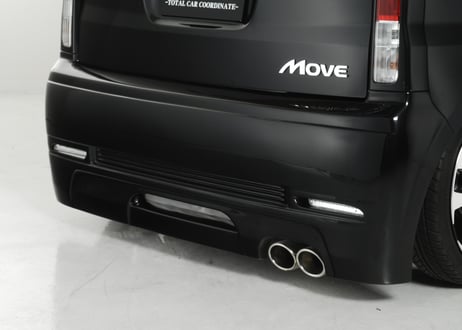 L175S　ムーヴカスタム前期　ブレイブマフラー　V-LUXeuro-version