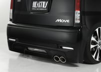 L175S　ムーヴカスタム前期　リヤバンパースポイラー　V-LUXeuro-version