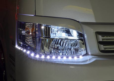 側面発光LEDテープ　ツインカラーバージョン　60ｃｍ左右セット