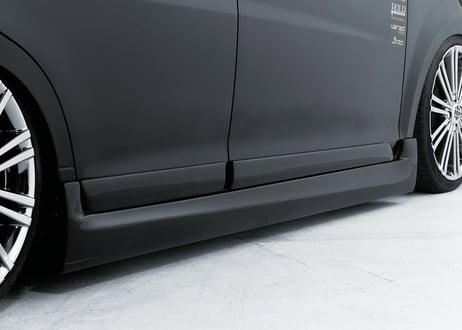 L175S ムーヴカスタム前期　フロントバンパーガーニッシュ　LS-LINE