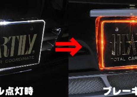 LEDナンバーベース　ツインカラーバージョン