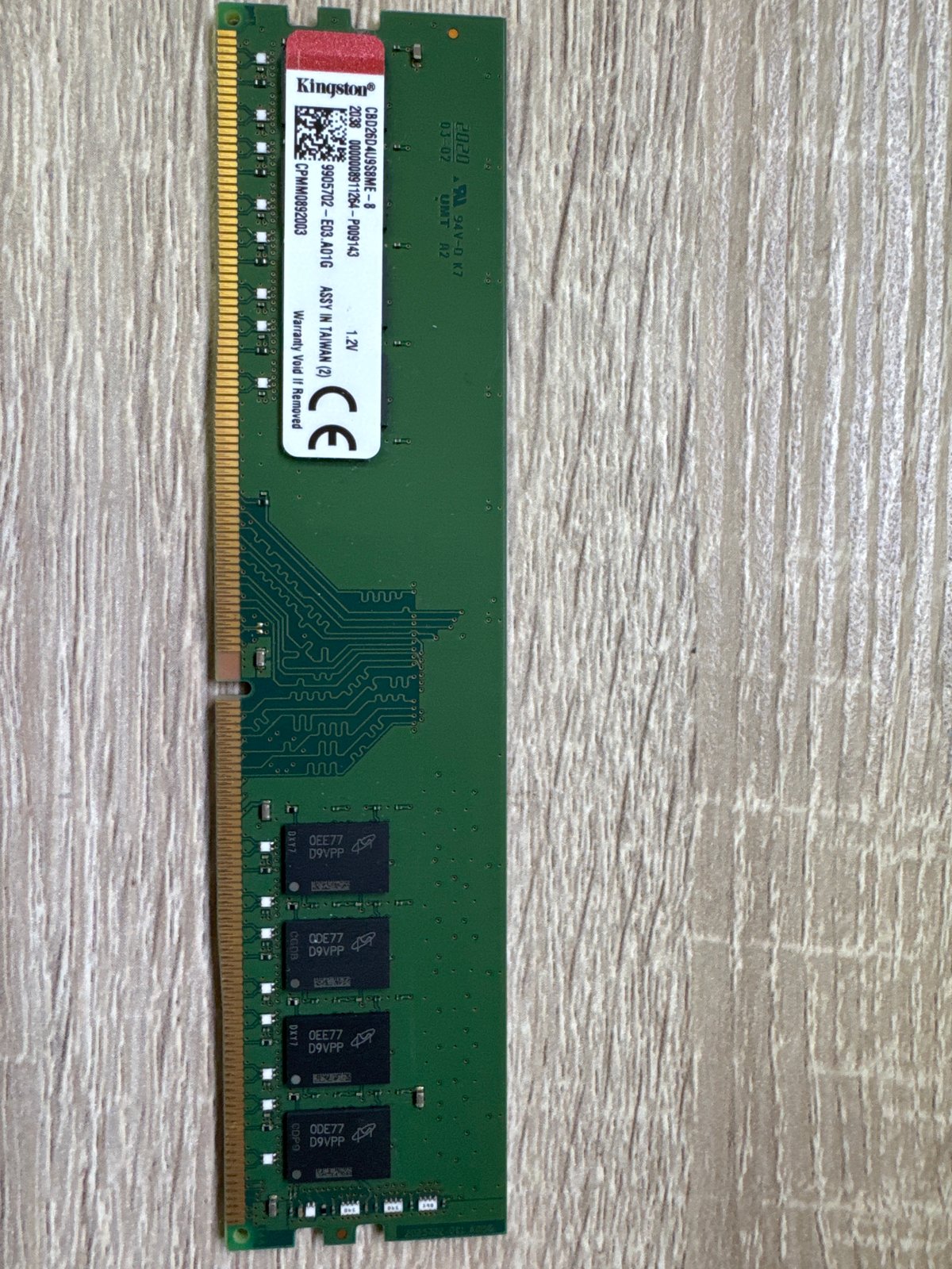 DDR4メモリ 8GB Kingston CBD26D4U9S8ME-8 [DDR4-2666