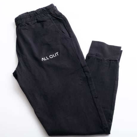【ALLOUT】Black Jogger pants
