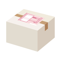 宅配便　宅配便を希望の方は選択 （選択しなければポスト投函で発送。送料無料）