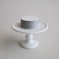 【単品販売】イニシャルバックチャーム・丸厚紙2枚