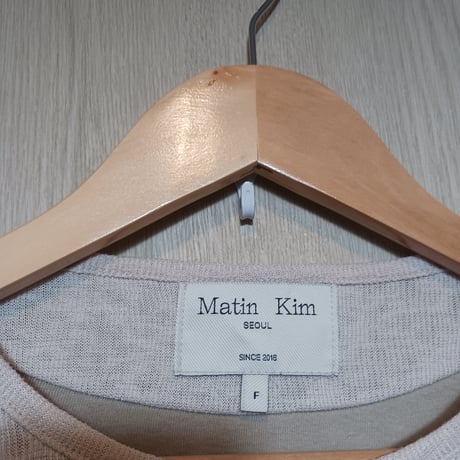 F565 Matin Kim カラーポイントストリングトップ レディース