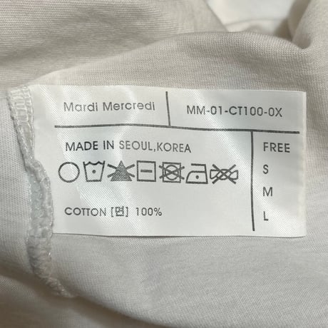 D537 マルディメクルディ　半袖Tシャツ