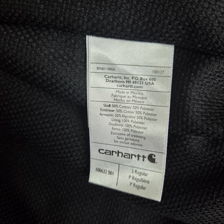 Y577 Carhartt　ジップパーカー