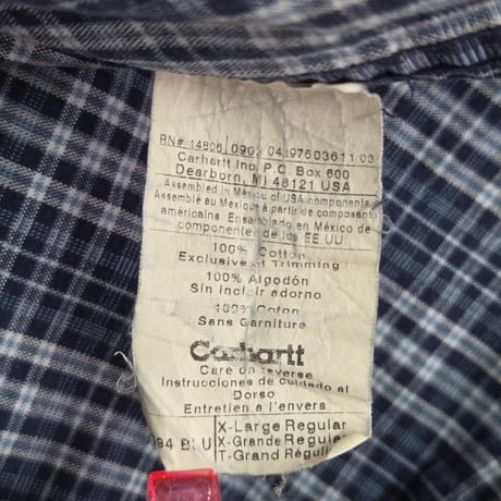 Y615 Carhartt　長袖シャツ