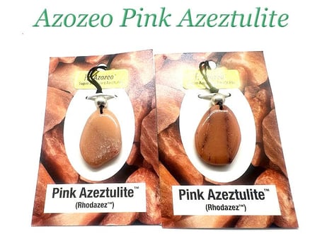【ヘブン&アース社製】Azozeoピンクアゼツライトペンダント（コード付）