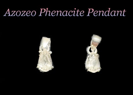 Azozeoフェナカイト ペンダント（OUTLET）