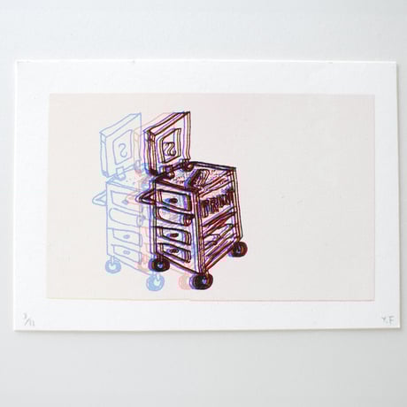 動くシルクスクリーン作業台