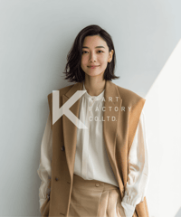 サイド流しが上品な大人レイヤーボブ