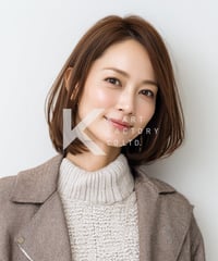 上品な抜け感を演出する大人ナチュラルボブ