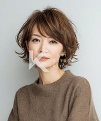 大人の抜け感を纏う柔らかショート