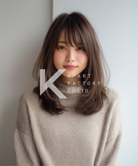 柔らかレイヤーで魅せる大人ナチュラルミディ