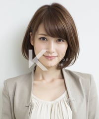 品よく映える大人女性の王道ナチュラルボブ