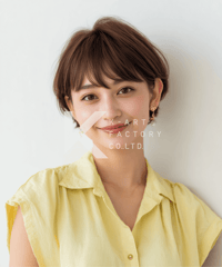 丸みと可愛さ引き立つマッシュショート