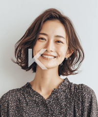 軽やかな動きのナチュラルボブ