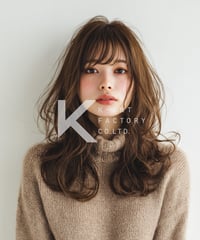 ラフな動きで魅せる大人ニュアンスロング
