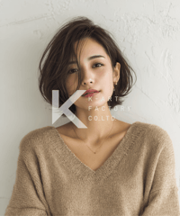 前髪なしで魅せる大人の丸みショートボブ