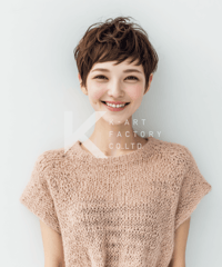 【3枚セット】くしゅっとパーマが愛らしいベリーショート