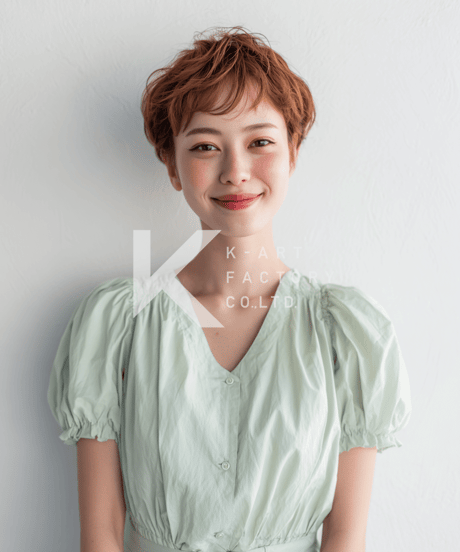 【3枚セット】くしゅっとパーマが愛らしいベリーショート