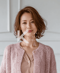 大人の色気漂うラフウェーブボブヘアー