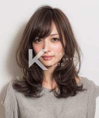 柔らかさと立体感を叶える王道レイヤーミディ