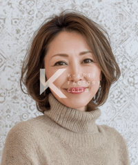 華やかに見せる大人のふんわりボブヘアー