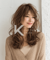 大人フェミニンなふんわりレイヤーロングヘアー