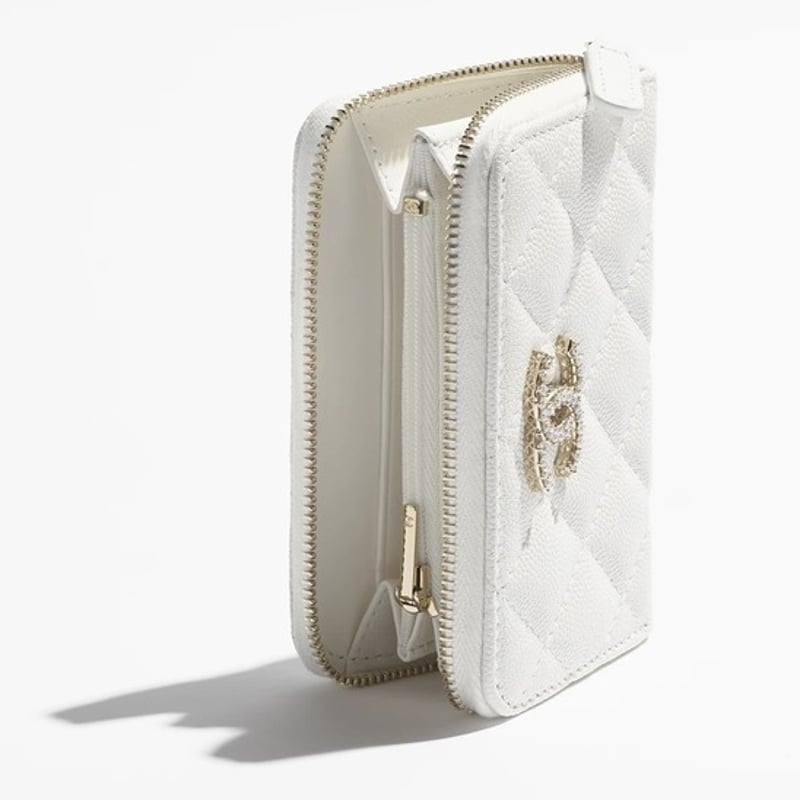 CCロゴが可愛い☆【CHANEL】25SS ジップ コインパース CCロゴが可愛いコインケース【CHANEL】25SS ジップ コインパース