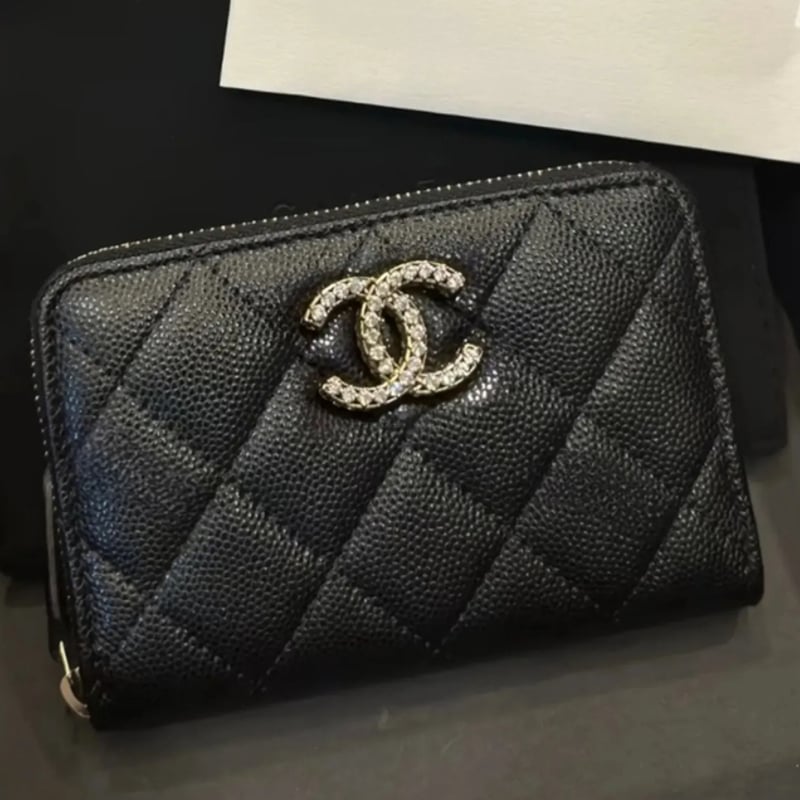 CCロゴが可愛いコインケース【CHANEL】25SS ジップ コインパース CCロゴが可愛いコインケース【CHANEL】25SS ジップ コインパース