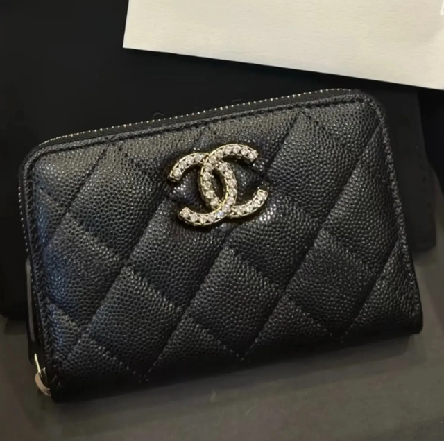 CCロゴが可愛いコインケース【CHANEL】25SS ジップ コインパース