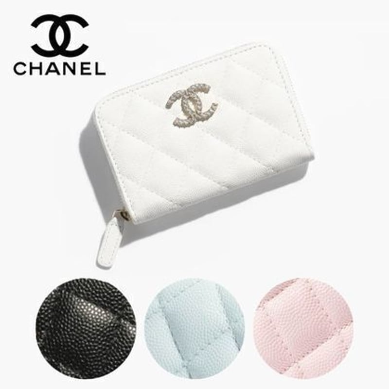 CCロゴが可愛い☆【CHANEL】25SS ジップ コインパース CCロゴが可愛いコインケース【CHANEL】25SS ジップ コインパース