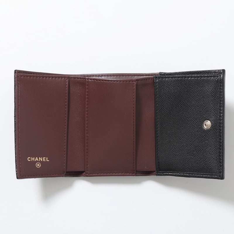 CHANEL 三つ折り財布 キルティングレザー | passione.Lady.shop