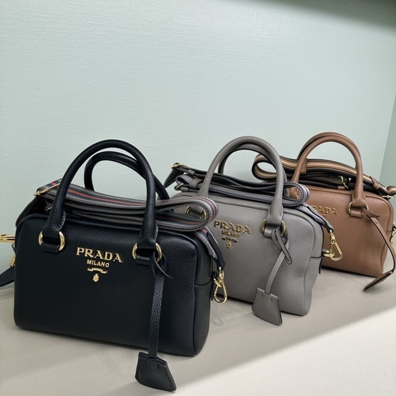 PRADA プラダ ショルダーバッグ ブラック レディース ブランド プラダ ショルダーバッグ レディース TESSUTO SPAZZOLATO