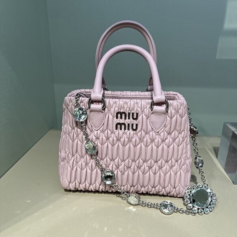 MIUMIU☆NAPPA CRYSTAL ショルダー | passione.Lady.shop
