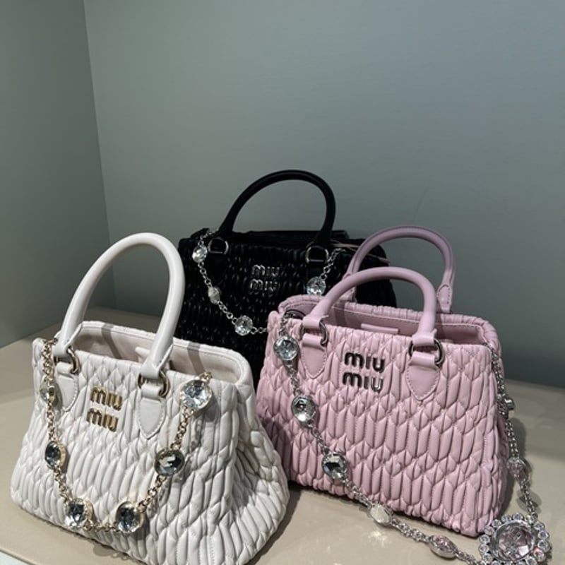 MIUMIU☆NAPPA CRYSTAL ショルダー | passione.Lady.shop