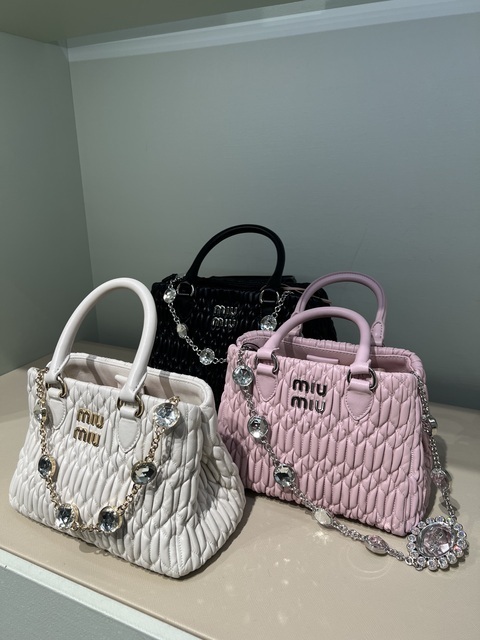 MIUMIU☆(5BA251)(原品限り)NAPPA CRYSTALミニショルダー(訳) MIUMIU☆NAPPA CRYSTAL ショルダー | passione.Lady.shop