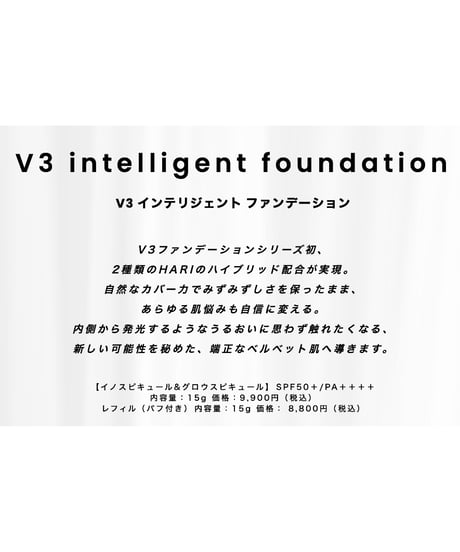 V3 インテリジェントファンデーション 15g