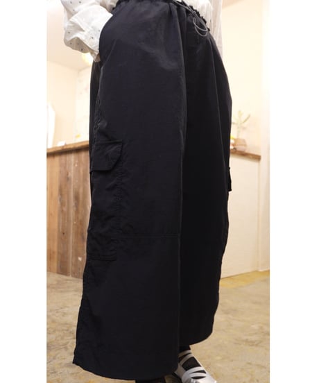 Black Nylon Skirt