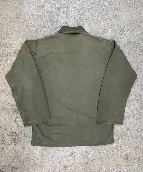 40-50s U.S.ARMY ヘリンボーンツイル ユーティリティシャツ / size S~M程度