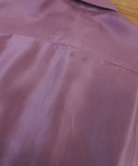 00s Lavender color Silk shirt