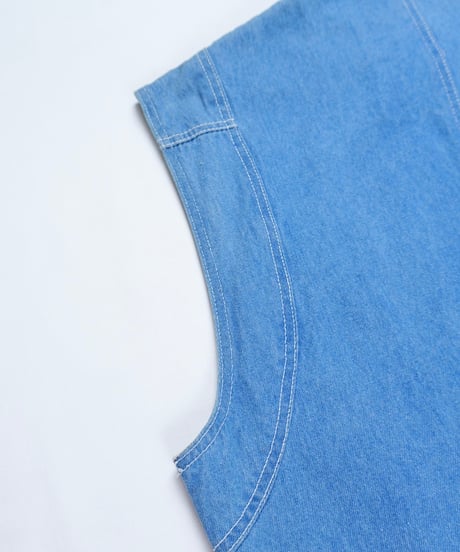 90s Collared Denim Vest
