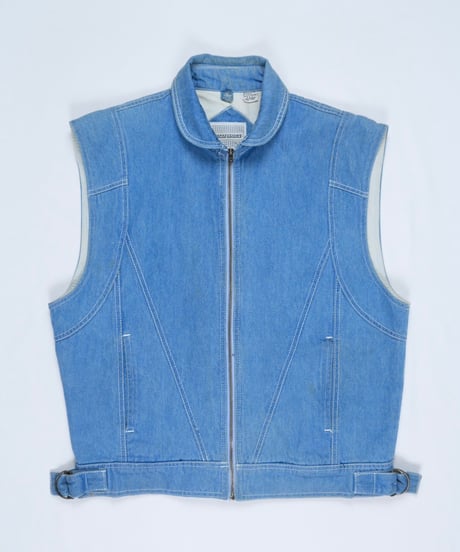90s Collared Denim Vest