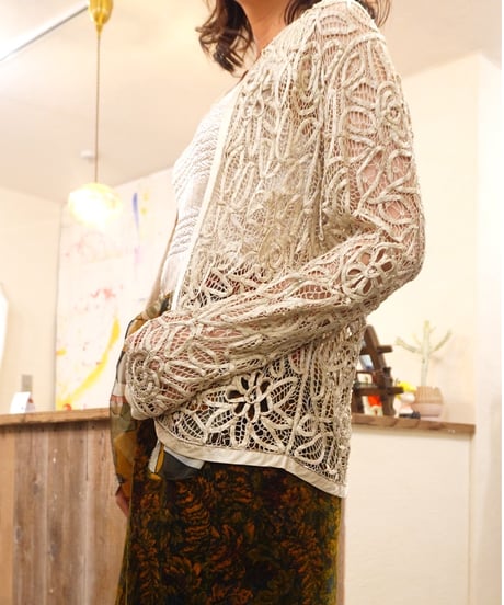 Beaded Lace Cardigan